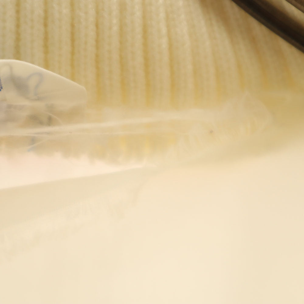 adidas アディダス 70s デサント製 ヴィンテージ トレフォイルロゴ刺繍 ナイロンジャケット M 白 メンズ