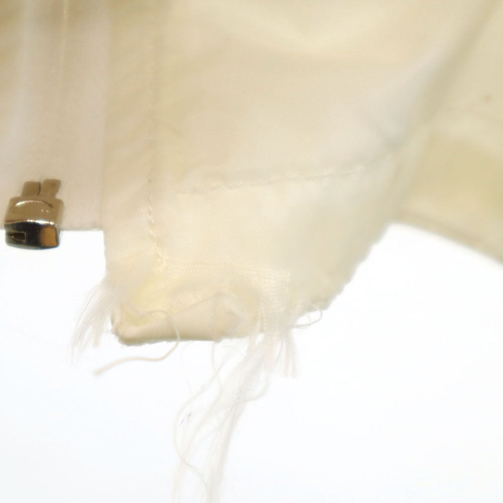 adidas アディダス 70s デサント製 ヴィンテージ トレフォイルロゴ刺繍 ナイロンジャケット M 白 メンズ