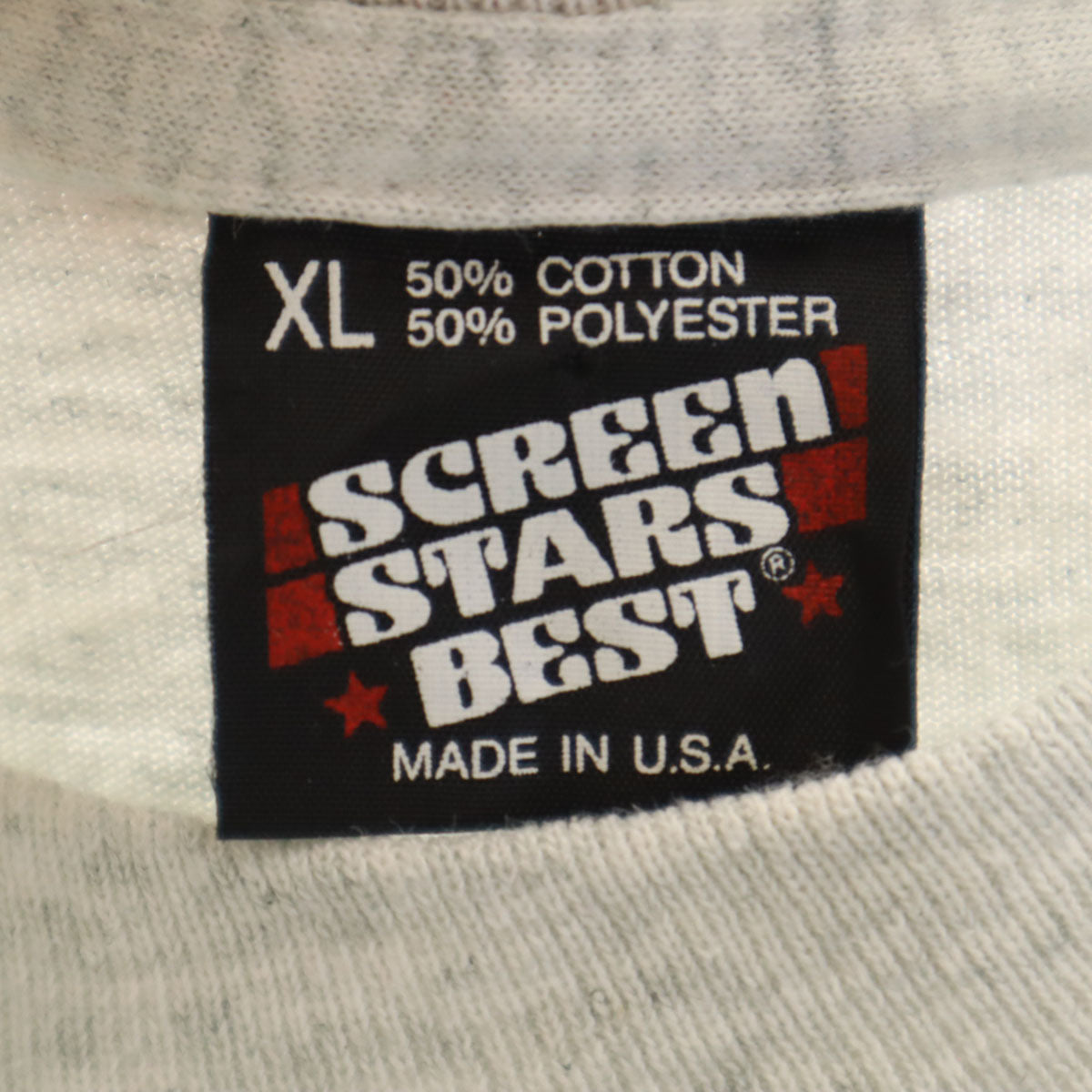 SCREEN STARS BEST スクリーンスターズベスト 90s USA製 オールド Torch Run 半袖 Tシャツ XL グレー シングルステッチ メンズ