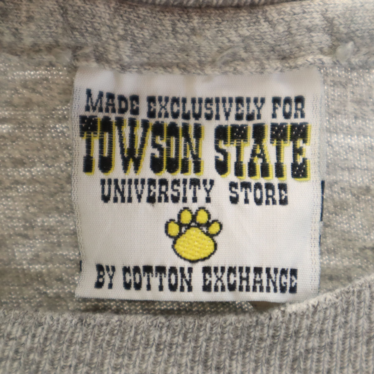 TOWSON STATE 90s USA製 オールド フットボール 半袖 Tシャツ XXL グレー シングルステッチ ビッグサイズ メンズ