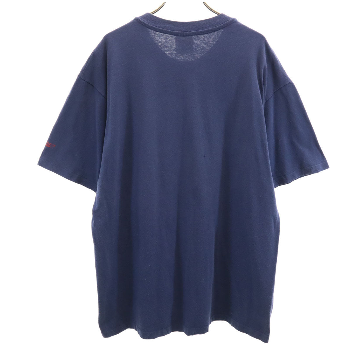 Hanes ヘインズ 90s オールド USA製 スーパーマン ロゴ 半袖 Tシャツ L ネイビー シングルステッチ メンズ