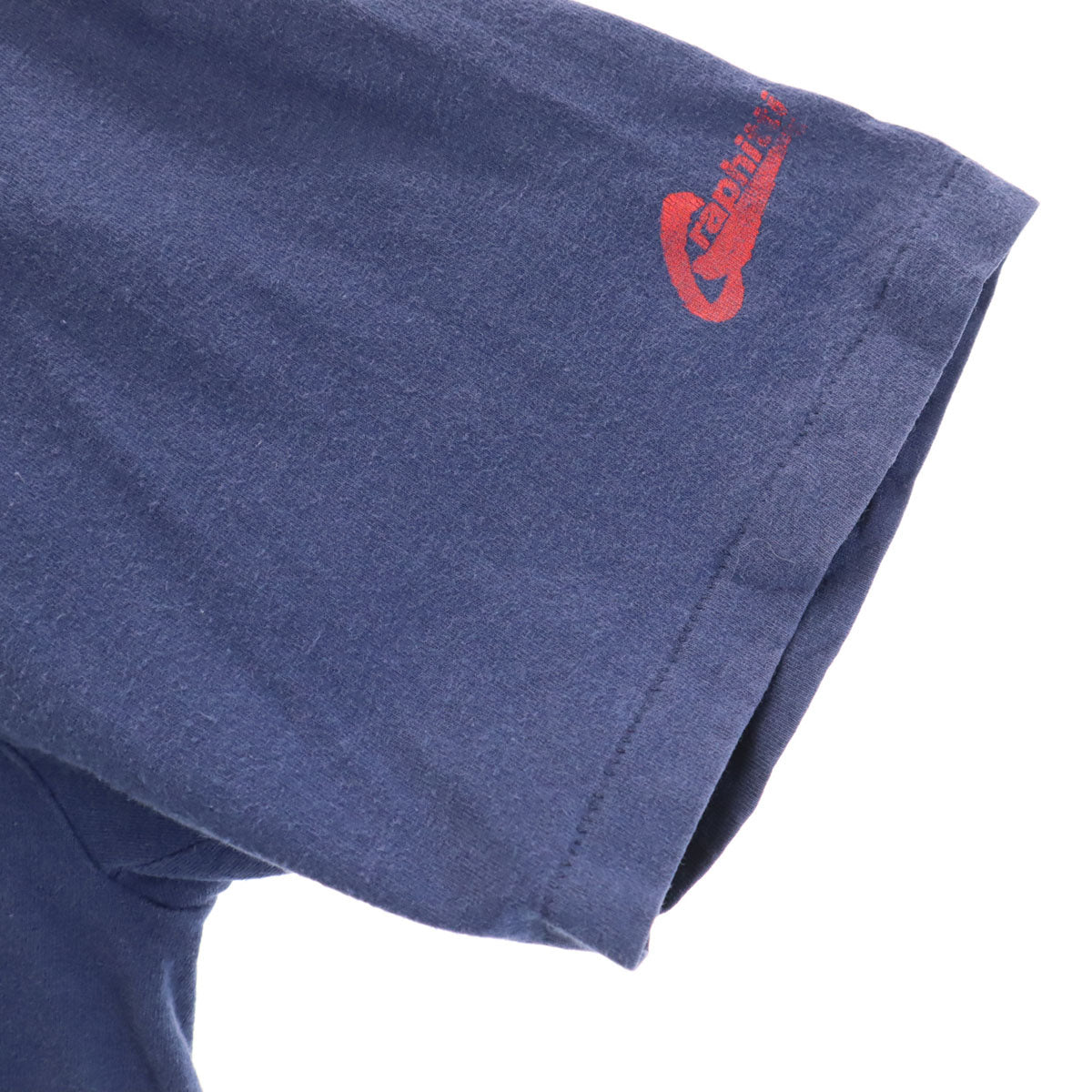 Hanes ヘインズ 90s オールド USA製 スーパーマン ロゴ 半袖 Tシャツ L ネイビー シングルステッチ メンズ