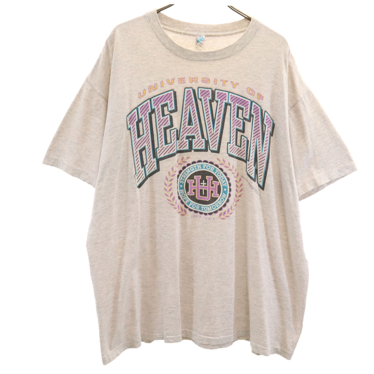 WITNESS 90s USA製 オールド HEVEN 半袖 Tシャツ XL グレー シングルステッチ メンズ