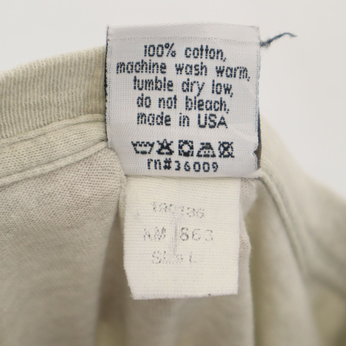 CK CALVIN KLEIN シーケーカルバンクライン 90s USA製 オールド 半袖 Tシャツ L グレー メンズ