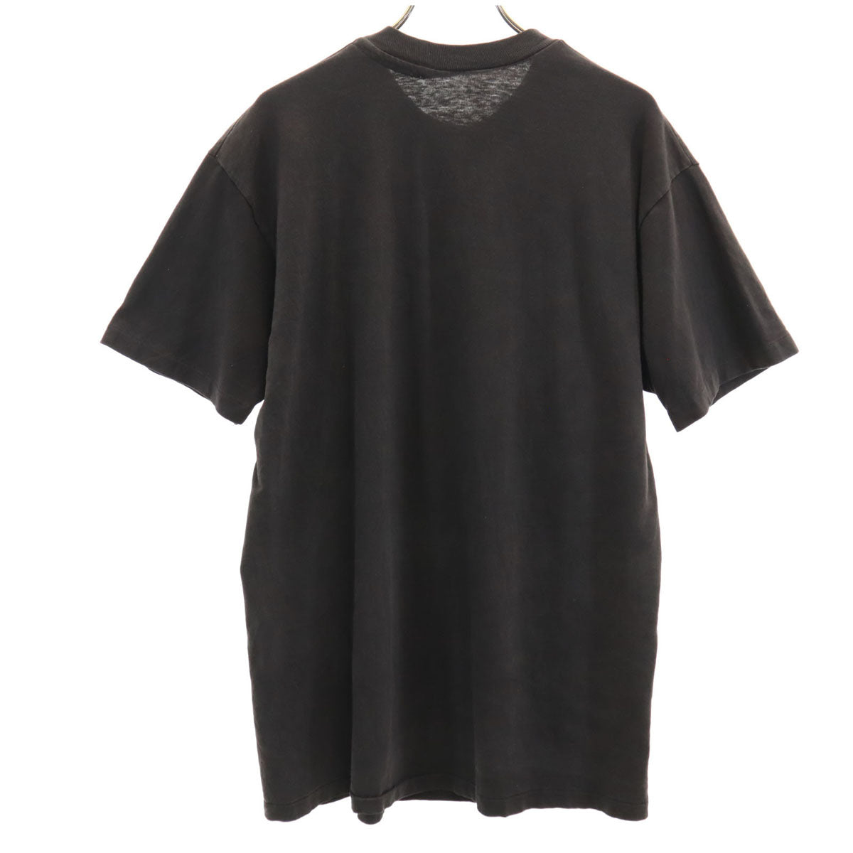 OLD オールド 90s プリント 半袖 Tシャツ ブラック シングルステッチ メンズ
