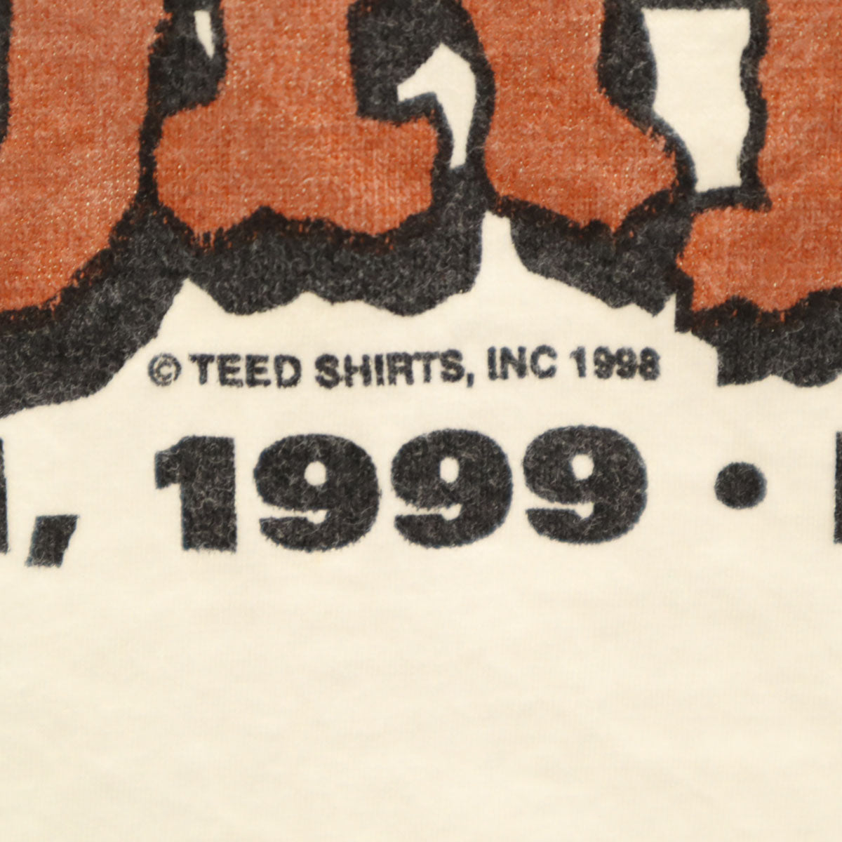 ALL SPORTS オールスポーツ 90s USA製 オールド 1999年 COTTON PICKIN HORNS 半袖 Tシャツ S ホワイト メンズ