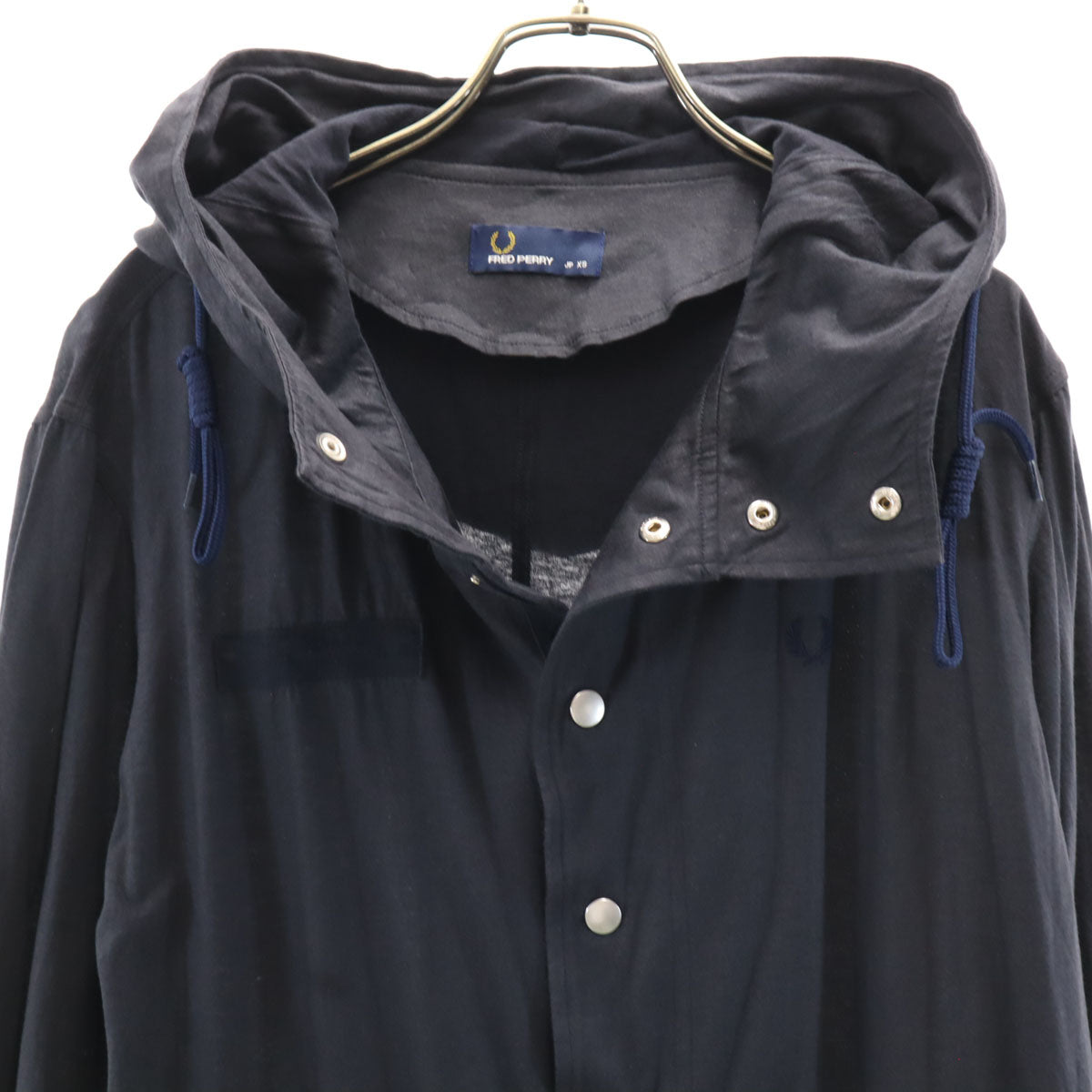 FRED PERRY フレッドペリー 長袖 モッズ パーカー XS ネイビー メンズ