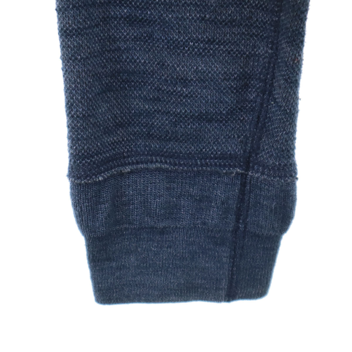 A VONTADE アボンタージ 日本製 長袖 インディゴ染め Vネック ニットカーディガン S ネイビー メンズ