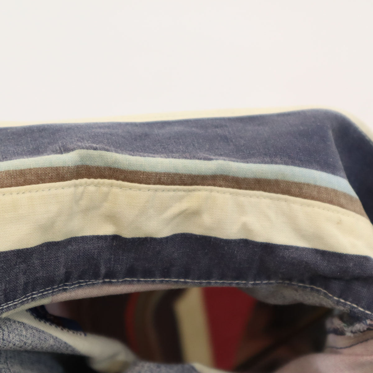 Wrangler ラングラー 90s オールド ストライプ柄 半袖 シャツ 17 ネイビー メンズ