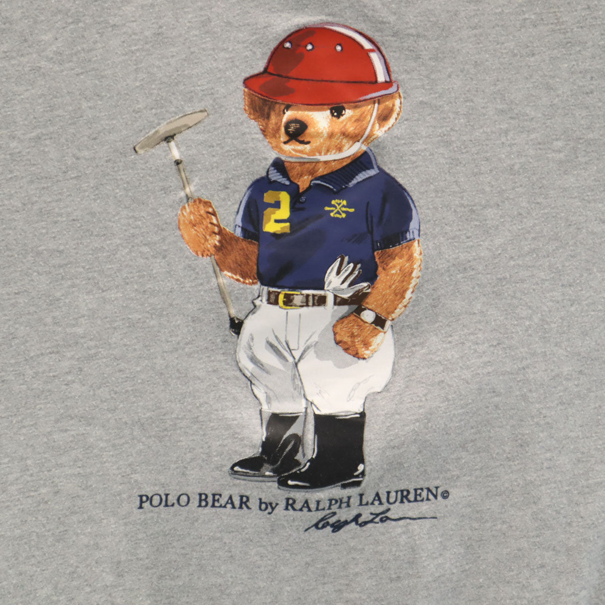 POLO RALPH LAUREN ポロラルフローレン ポロベア 半袖 クラシックフィット Tシャツ XXL グレー シングルステッチ ビッグサイズ メンズ