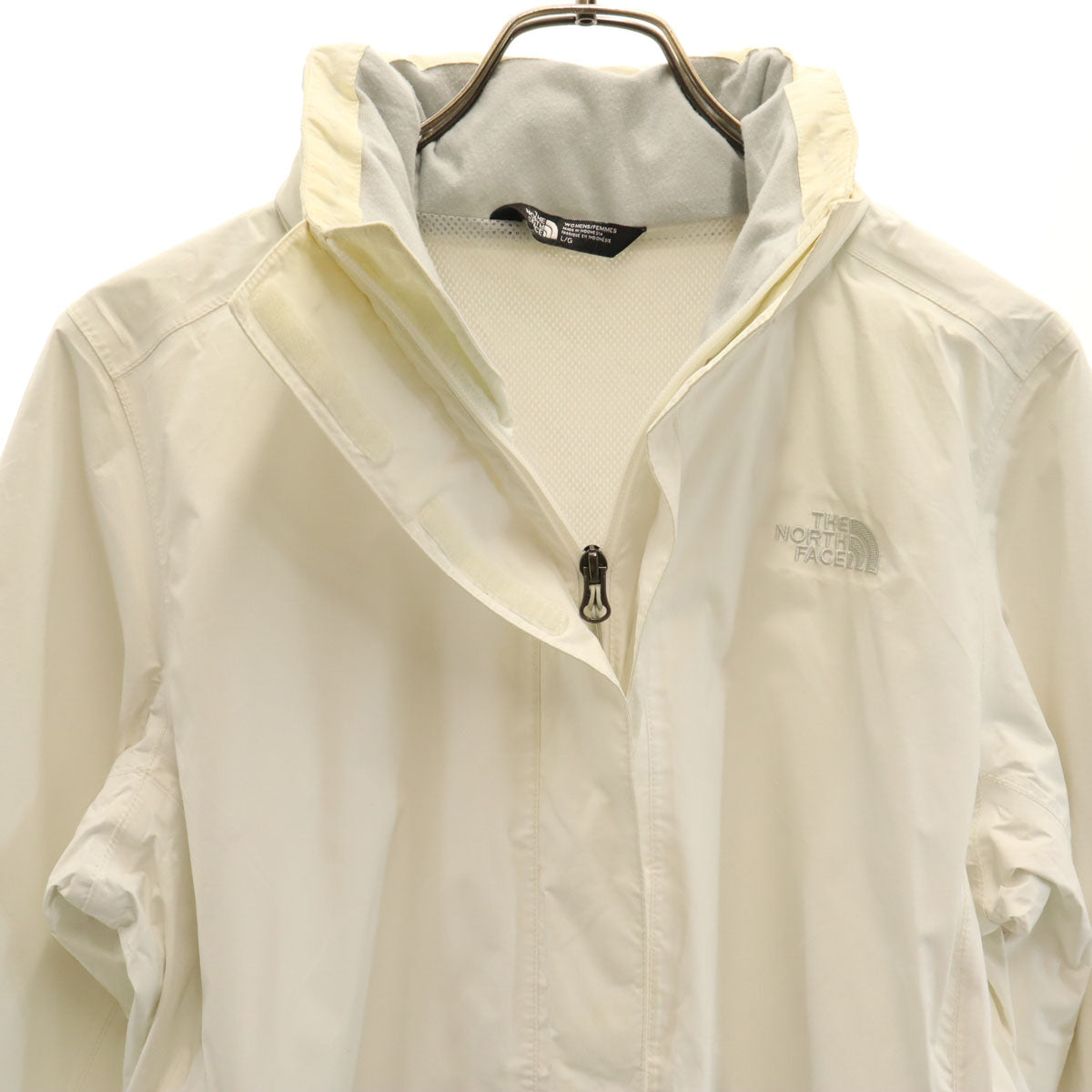 THE NORTH FACE ノースフェイス アウトドアジャケット L 白 裏メッシュ レディース