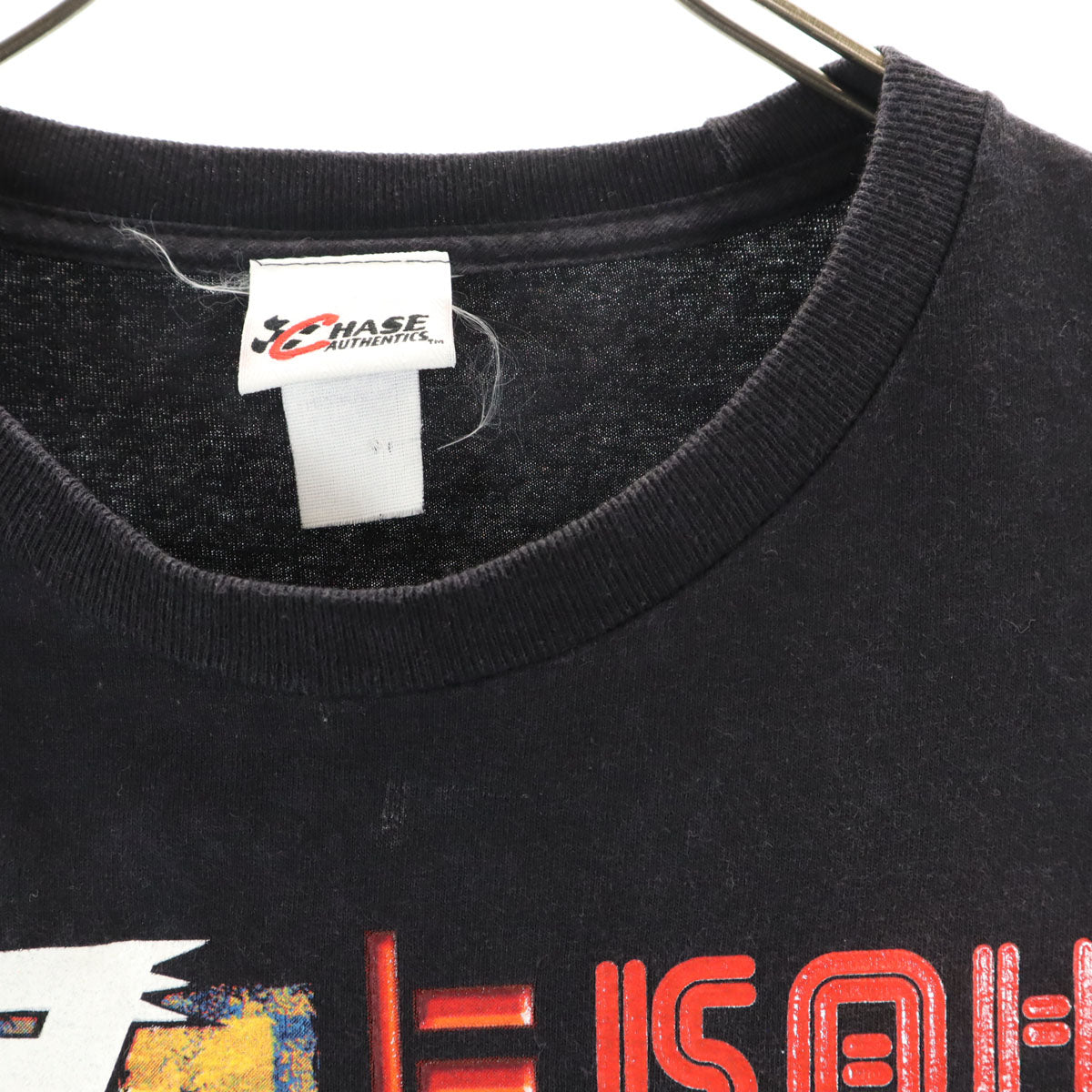 HASE AUTHENTICS ハセオーセンティックス 90s オールド プリント 半袖 Tシャツ 黒 レーシング メンズ