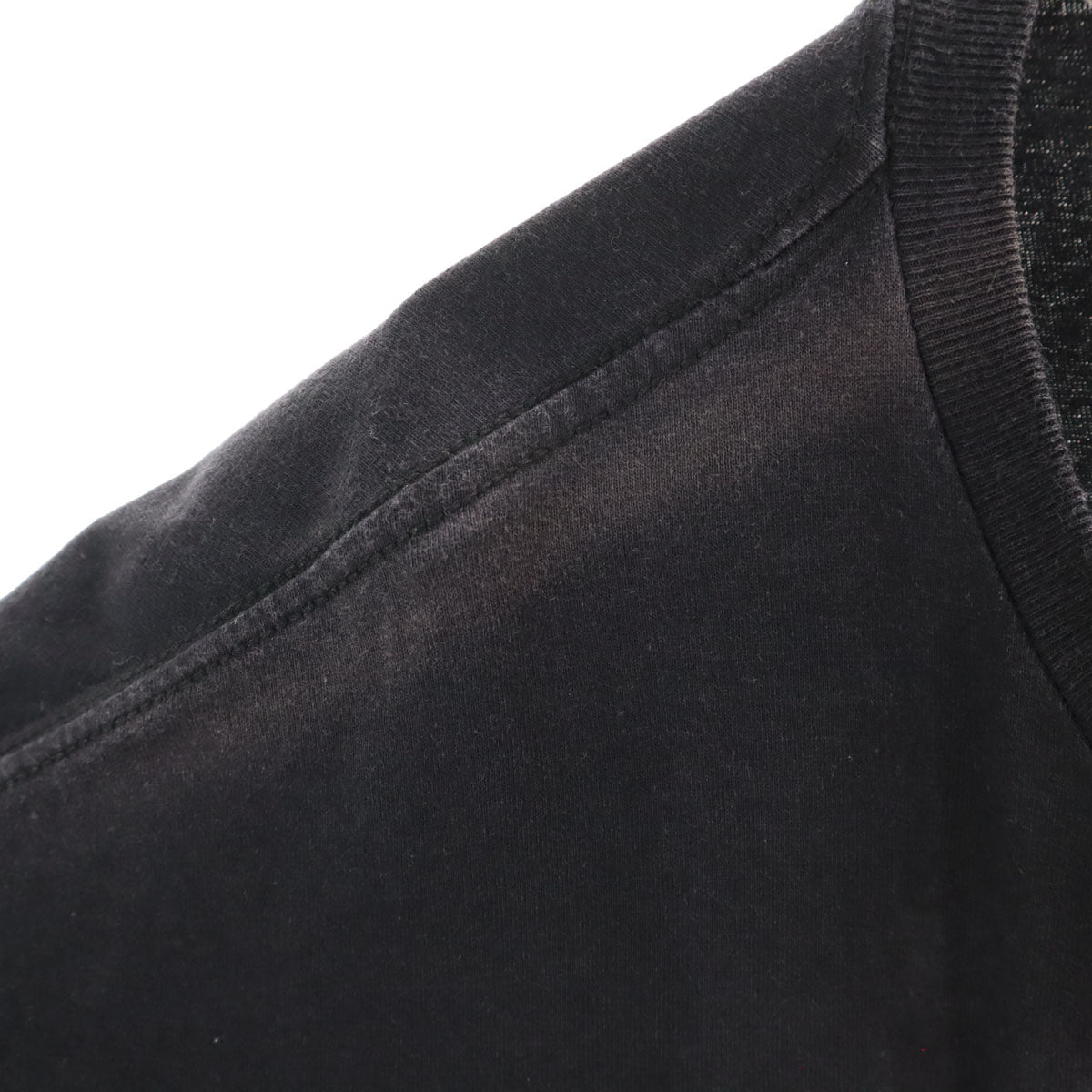HASE AUTHENTICS ハセオーセンティックス 90s オールド プリント 半袖 Tシャツ 黒 レーシング メンズ