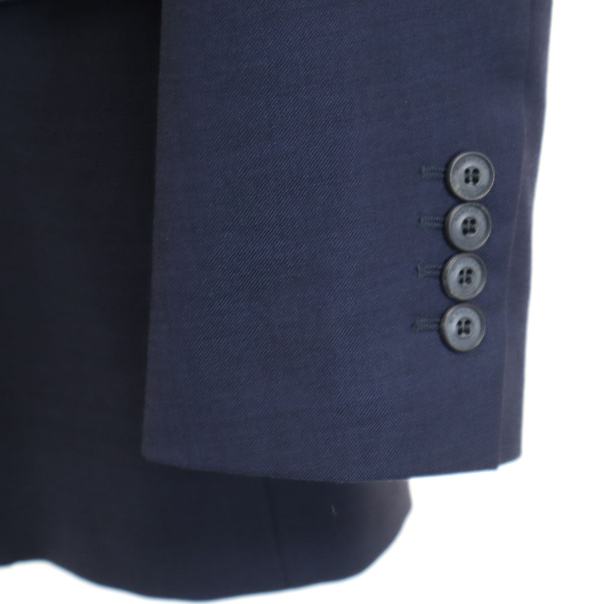 BURBERRY LONDON バーバリーロンドン イタリア製 スーツ 上下 セットアップ 46R ネイビー 衣装カバー付き メンズ