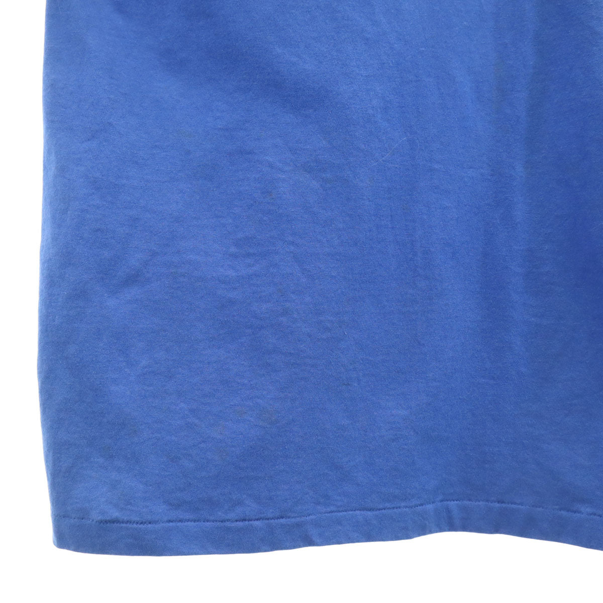 Hanes ヘインズ 90s USA製 オールド 亀 プリント 半袖 Tシャツ XXL ブルー シングルステッチ ビッグサイズ メンズ