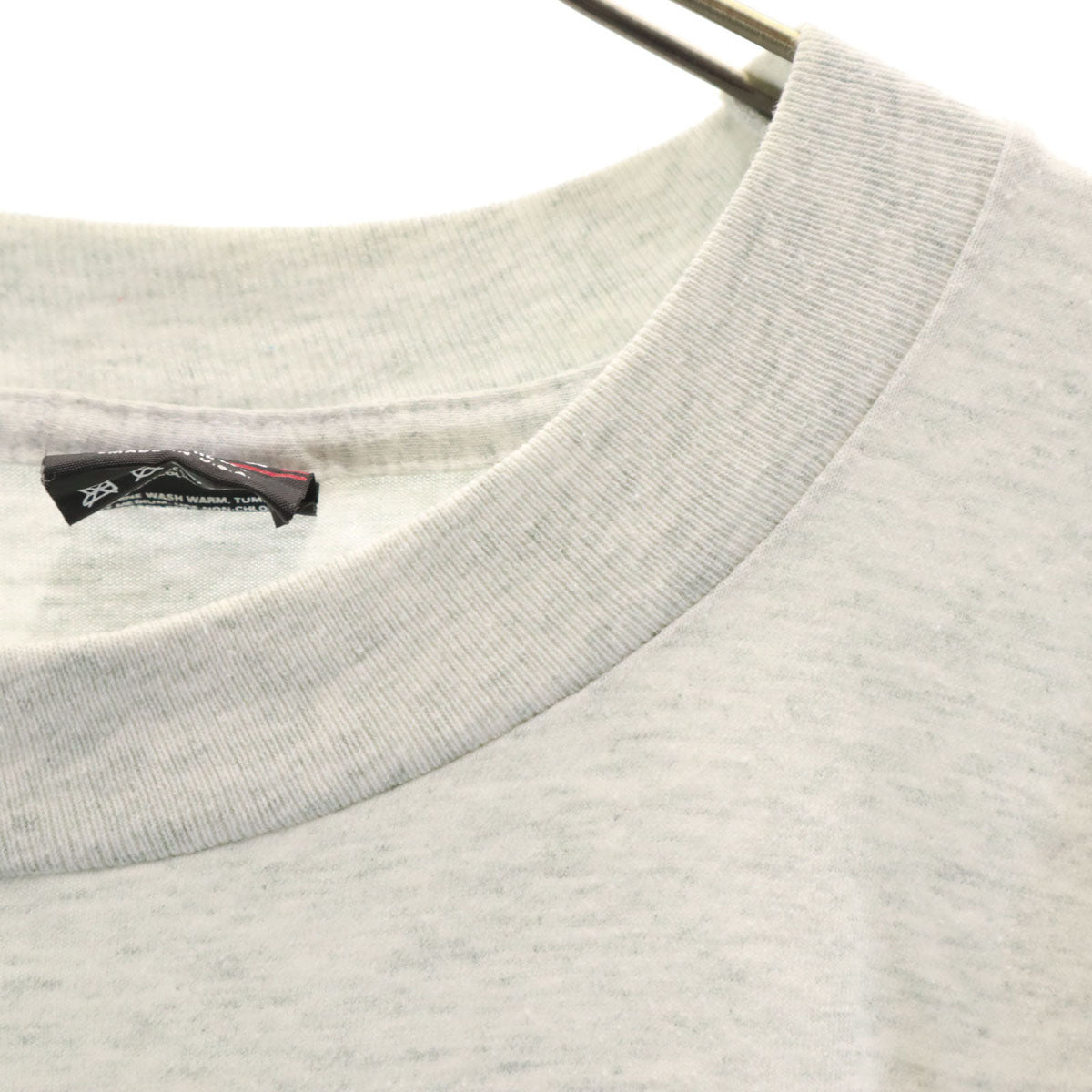 FRUIT OF THE LOOM BEST フルーツオブザルーム ベスト 90s USA製 オールド Step Through Time 半袖 Tシャツ XL グレー シングルステッチ 飛行機 恐竜 メンズ