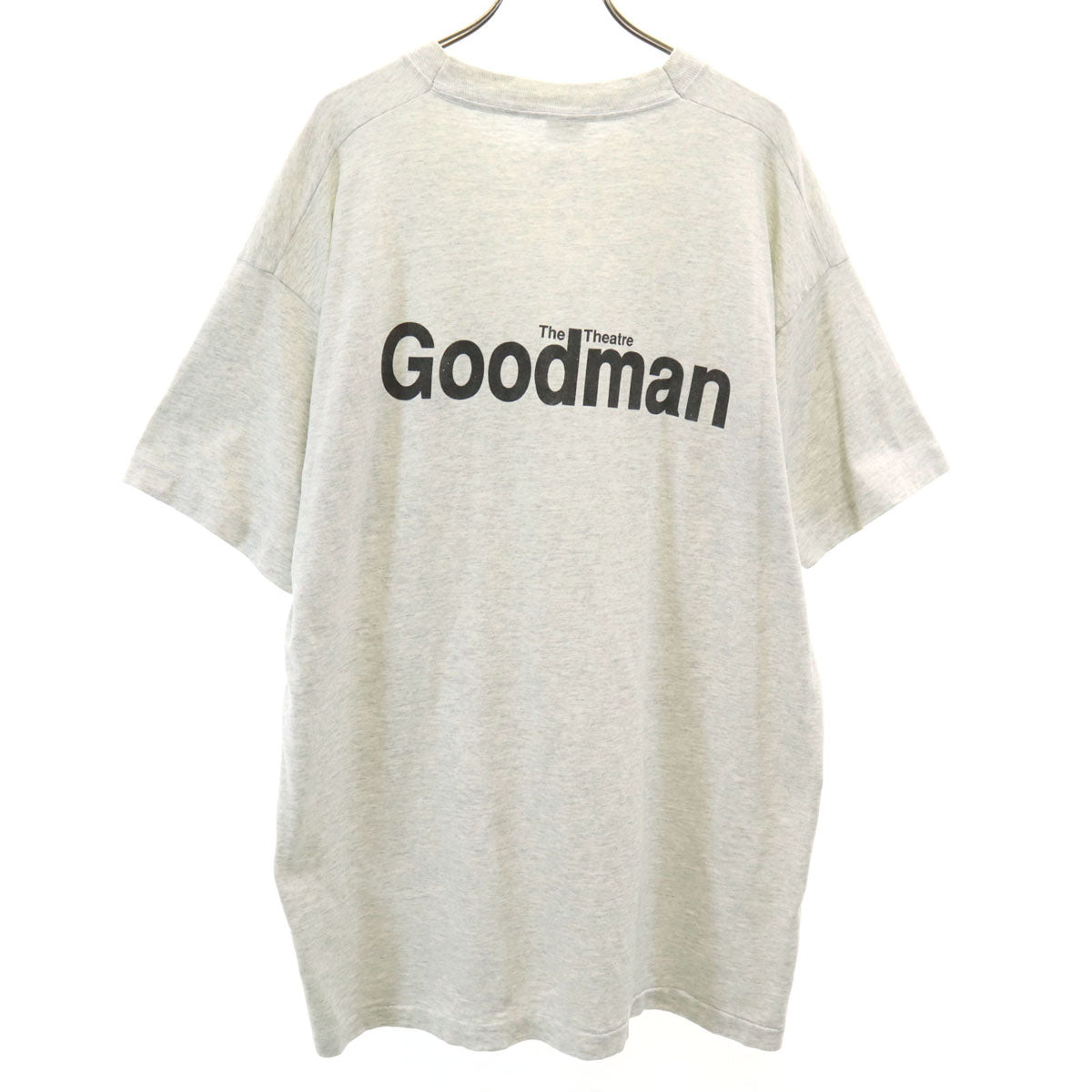FRUIT OF THE LOOM フルーツオブザルーム 90s USA製 オールド グッドマンシアター 半袖 Tシャツ XL グレー シングルステッチ Goodman メンズ