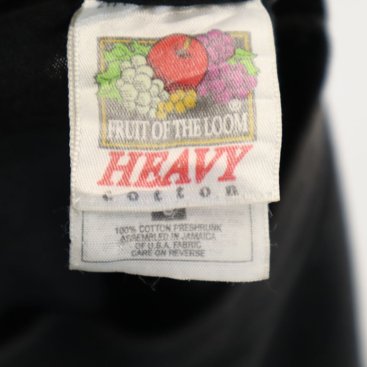 FRUIT OF THE LOOM フルーツオブザルーム 00s オールド バックプリント 宇宙 半袖 Tシャツ S ブラック シングルステッチ メンズ