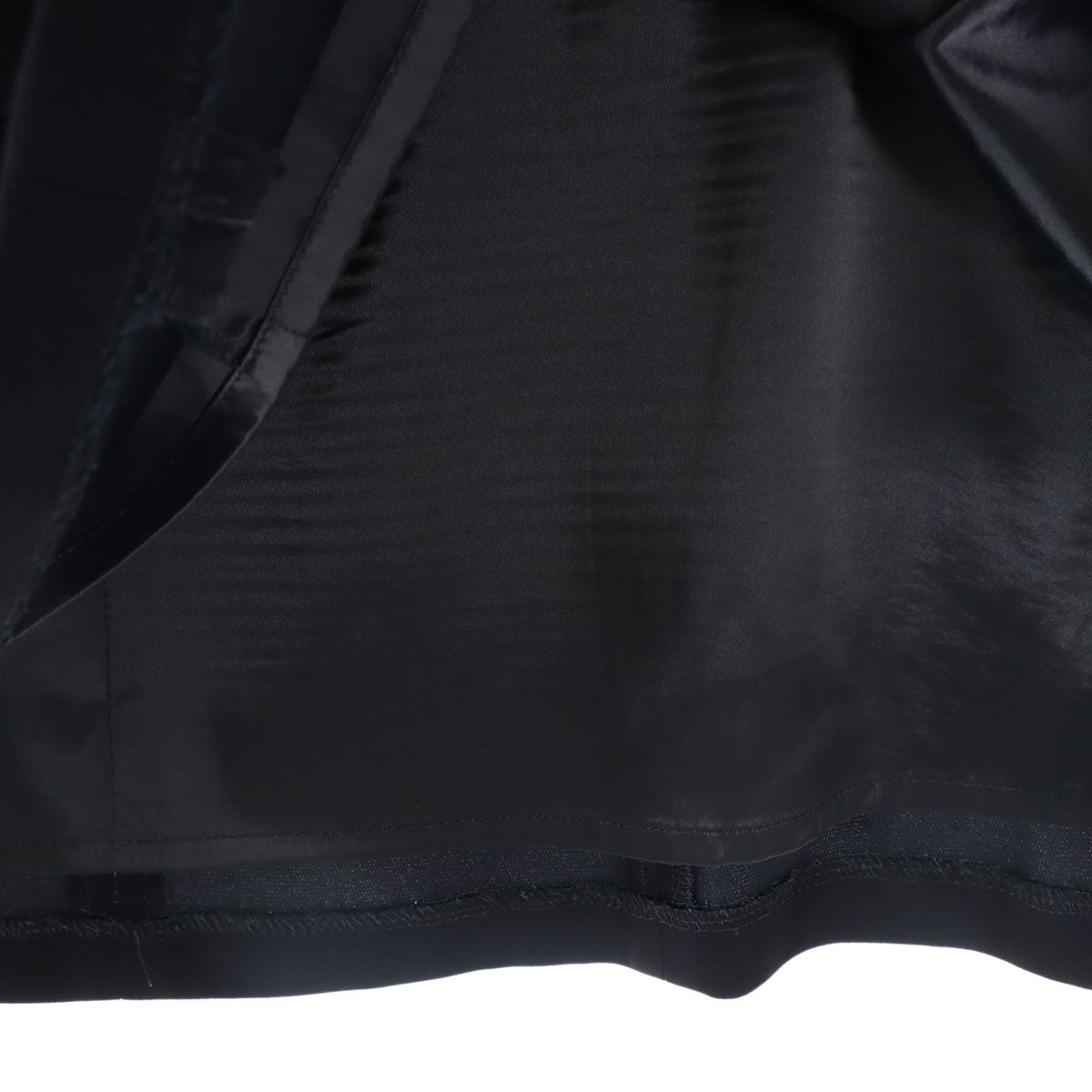 UNTITLED アンタイトル 日本製 スカートスーツ 上下 セットアップ 2 ネイビー レディース