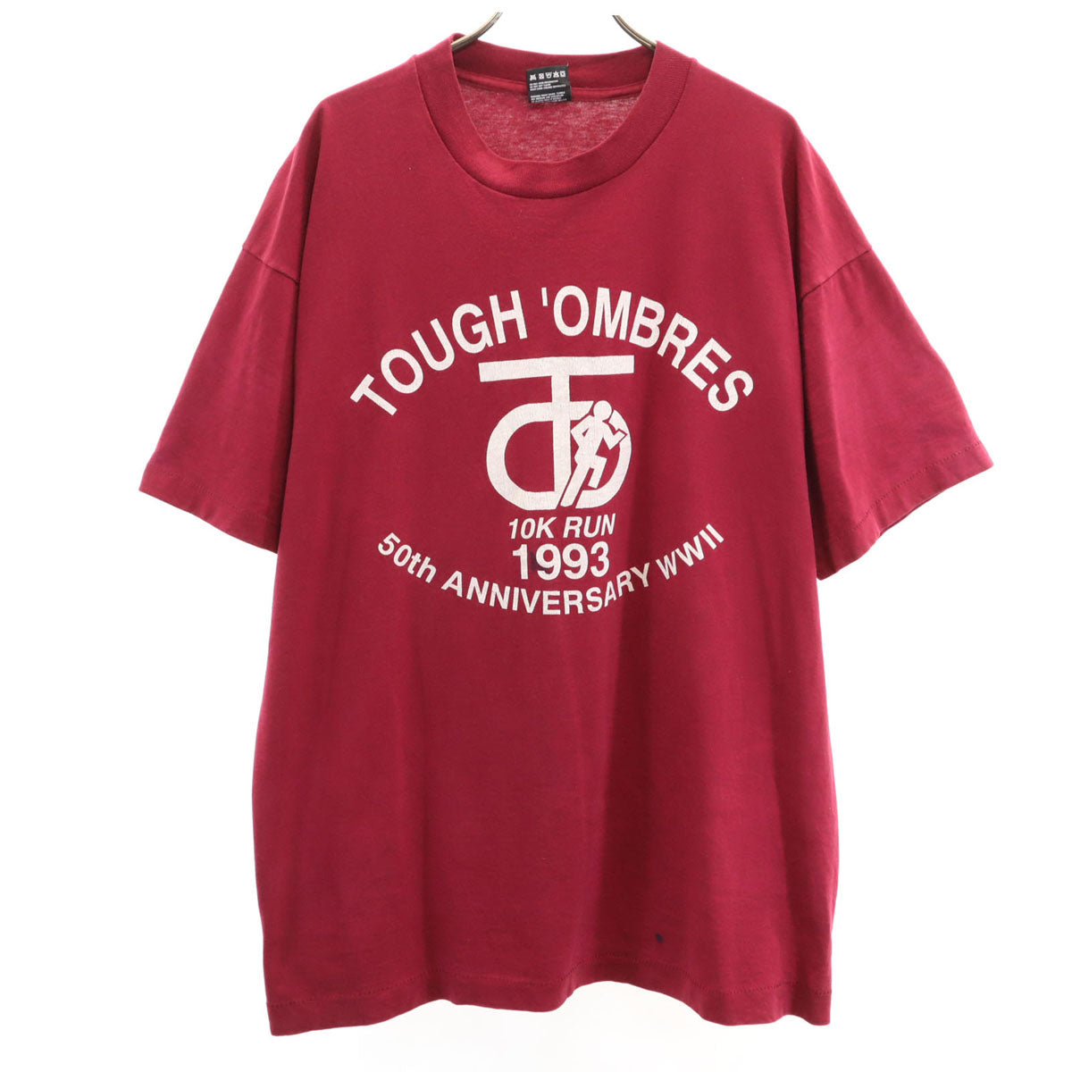 FRUIT OF THE LOOM フルーツオブザルーム 90s USA製 オールド 半袖 Tシャツ XL ボルドー系 BEST シングルステッチ メンズ