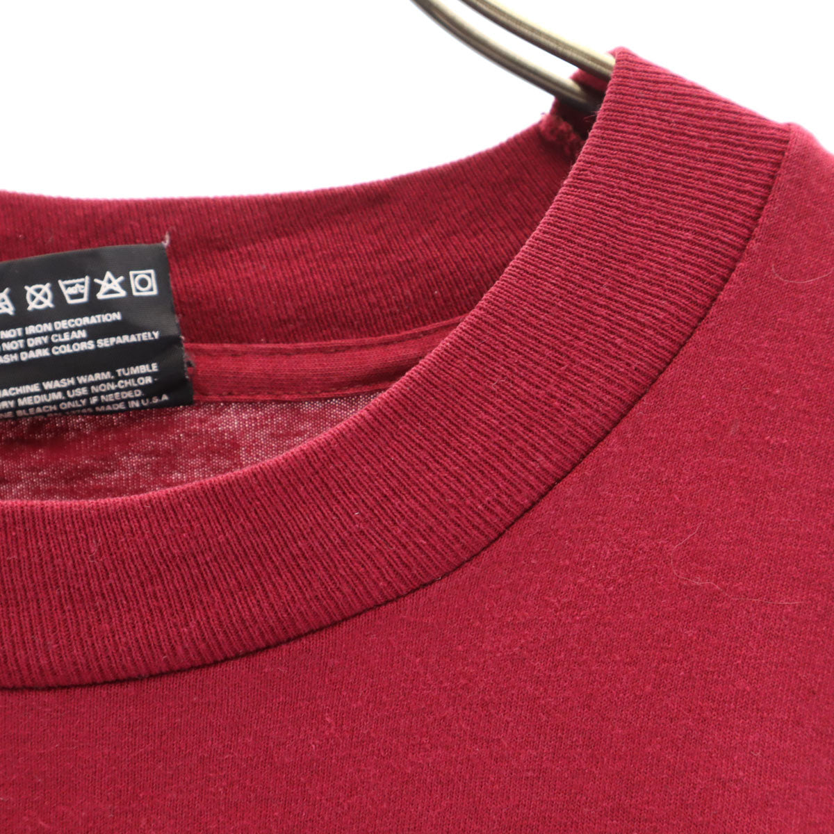 FRUIT OF THE LOOM フルーツオブザルーム 90s USA製 オールド 半袖 Tシャツ XL ボルドー系 BEST シングルステッチ メンズ