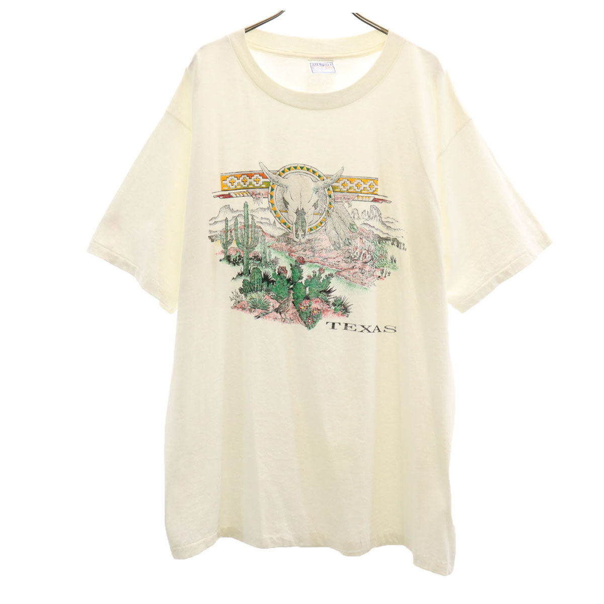 ALL SPORTS オールスポーツ 90s オールド 半袖 Tシャツ L 白 シングルステッチ メンズ