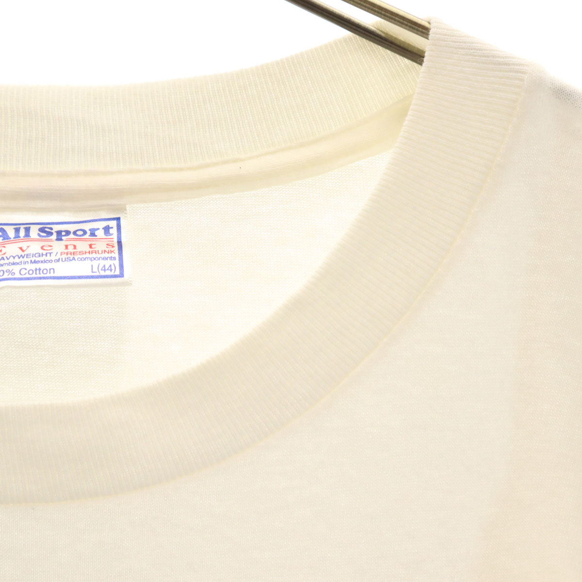 ALL SPORTS オールスポーツ 90s オールド 半袖 Tシャツ L 白 シングルステッチ メンズ