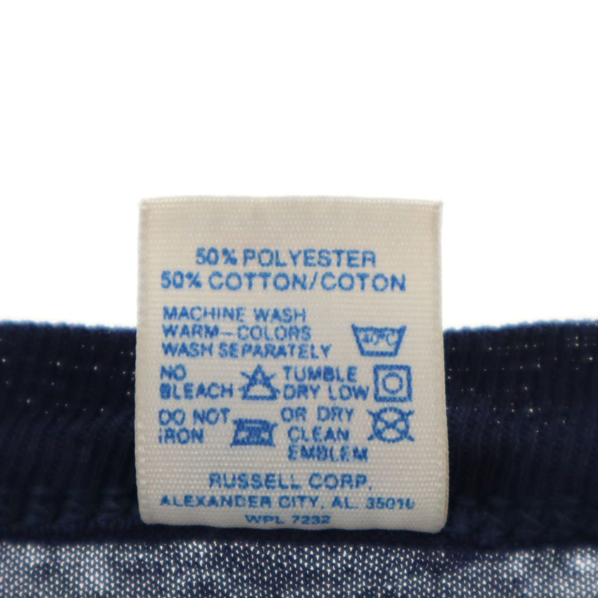 RUSSELL ATHLETIC ラッセルアスレチック 90s USA製 オールド カレッジ ノートルダム 半袖 Tシャツ L ネイビー メンズ