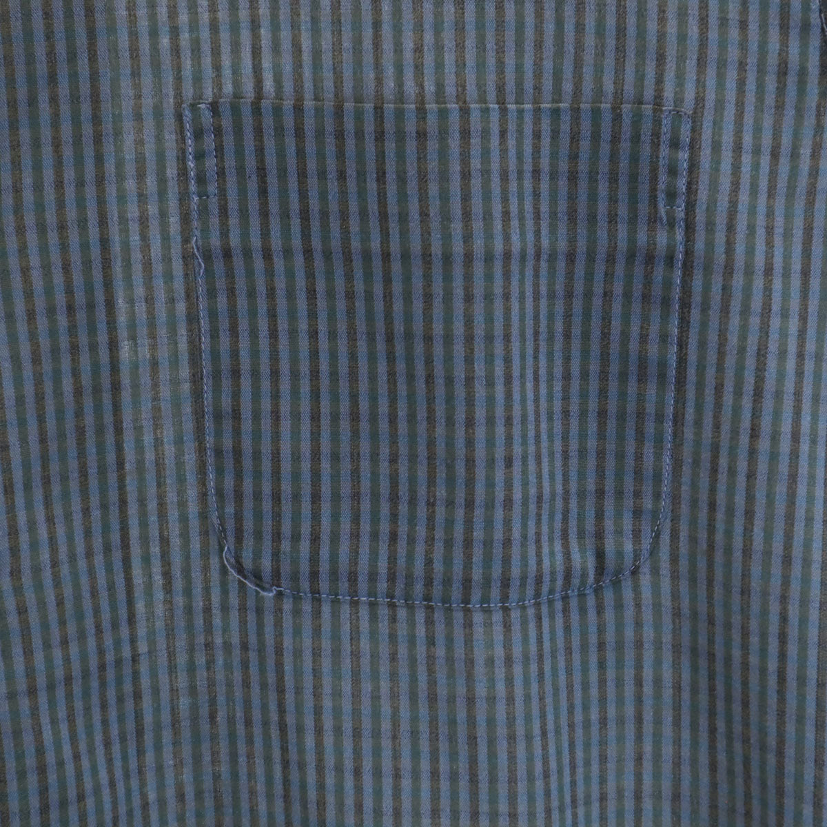 McGregor マクレガー 60s ヴィンテージ USA製 チェック柄 半袖 オープンカラーシャツ M チャコールグレー メンズ