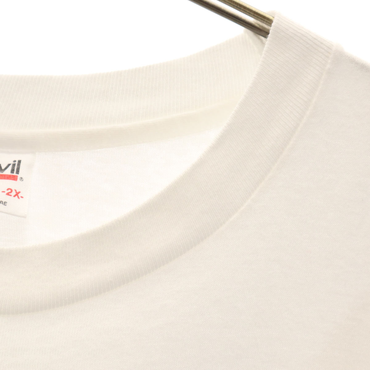 anvil アンヴィル 90s USA製 オールド ヒューマンアイ パンダ プリント 半袖 Tシャツ 2X ホワイト シングルステッチ アニマル柄 メンズ