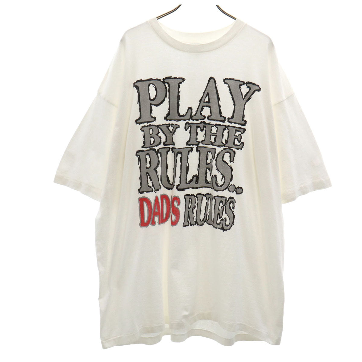 Savvy 90s USA製 オールド メッセージプリント 半袖 Tシャツ XL ホワイト シングルステッチ メンズ