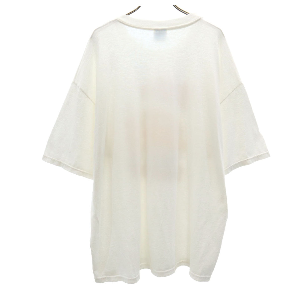 Hanes ヘインズ 90s オールド バスドライバー プリント 半袖 Tシャツ XL ホワイト メンズ