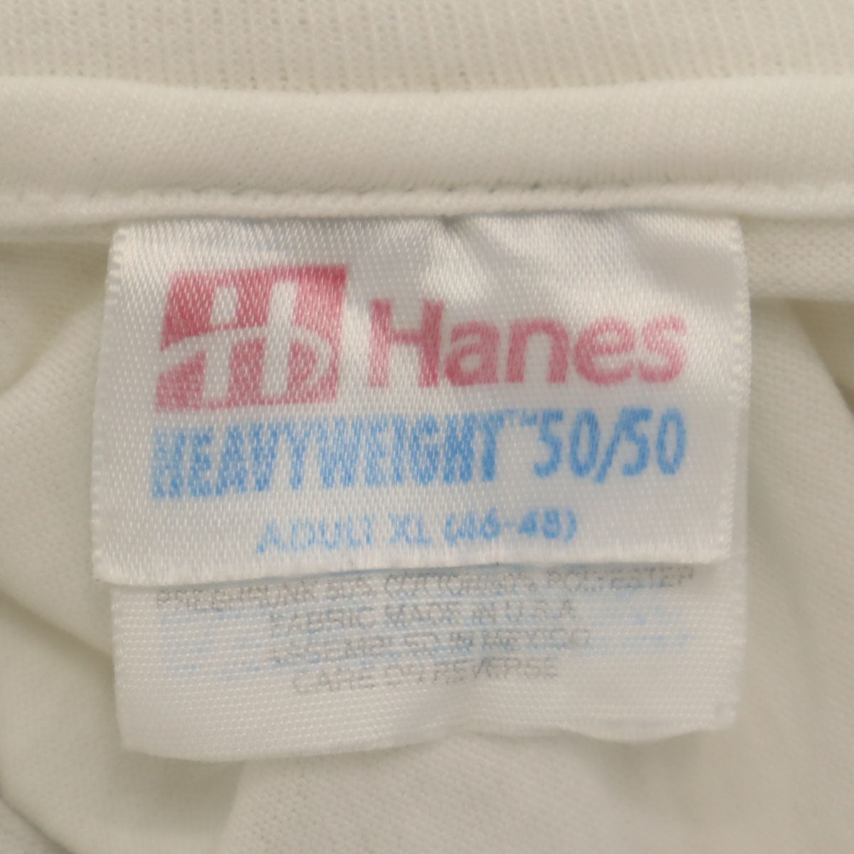 Hanes ヘインズ 90s オールド バスドライバー プリント 半袖 Tシャツ XL ホワイト メンズ