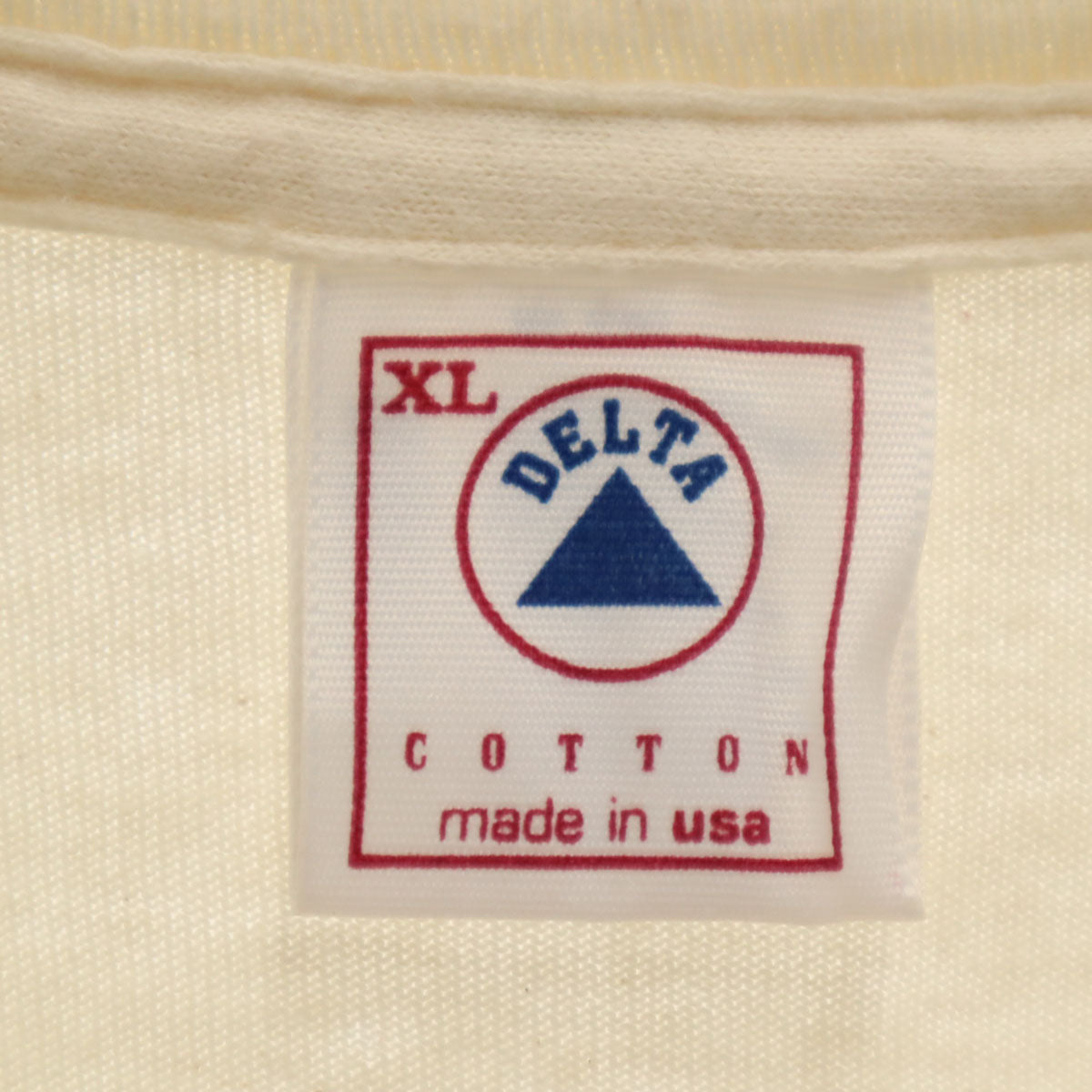 DELTA デルタ 90s USA製 オールド ジャーマンシェパード プリント 半袖 Tシャツ XL アイボリー シングルステッチ 犬 ドッグ メンズ