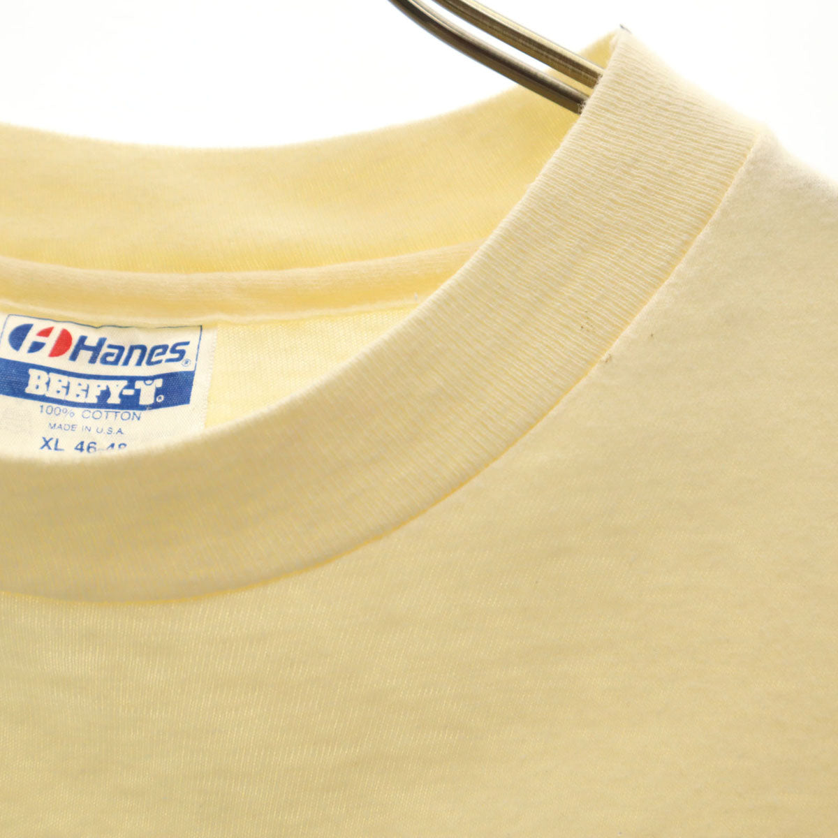Hanes ヘインズ 80s 90s USA製 オールド SIERRA CLUB オラウータン プリント 半袖 Tシャツ XL 生成り シングルステッチ BEEFY-T アニマル柄 メンズ