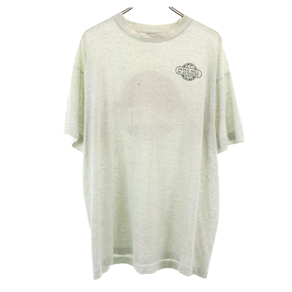 FRUIT OF THE LOOM BEST フルーツオブザルーム ベスト 90s USA製 オールド バックプリント BASH 半袖 Tシャツ XL グレー シングルステッチ 企業モノ メンズ