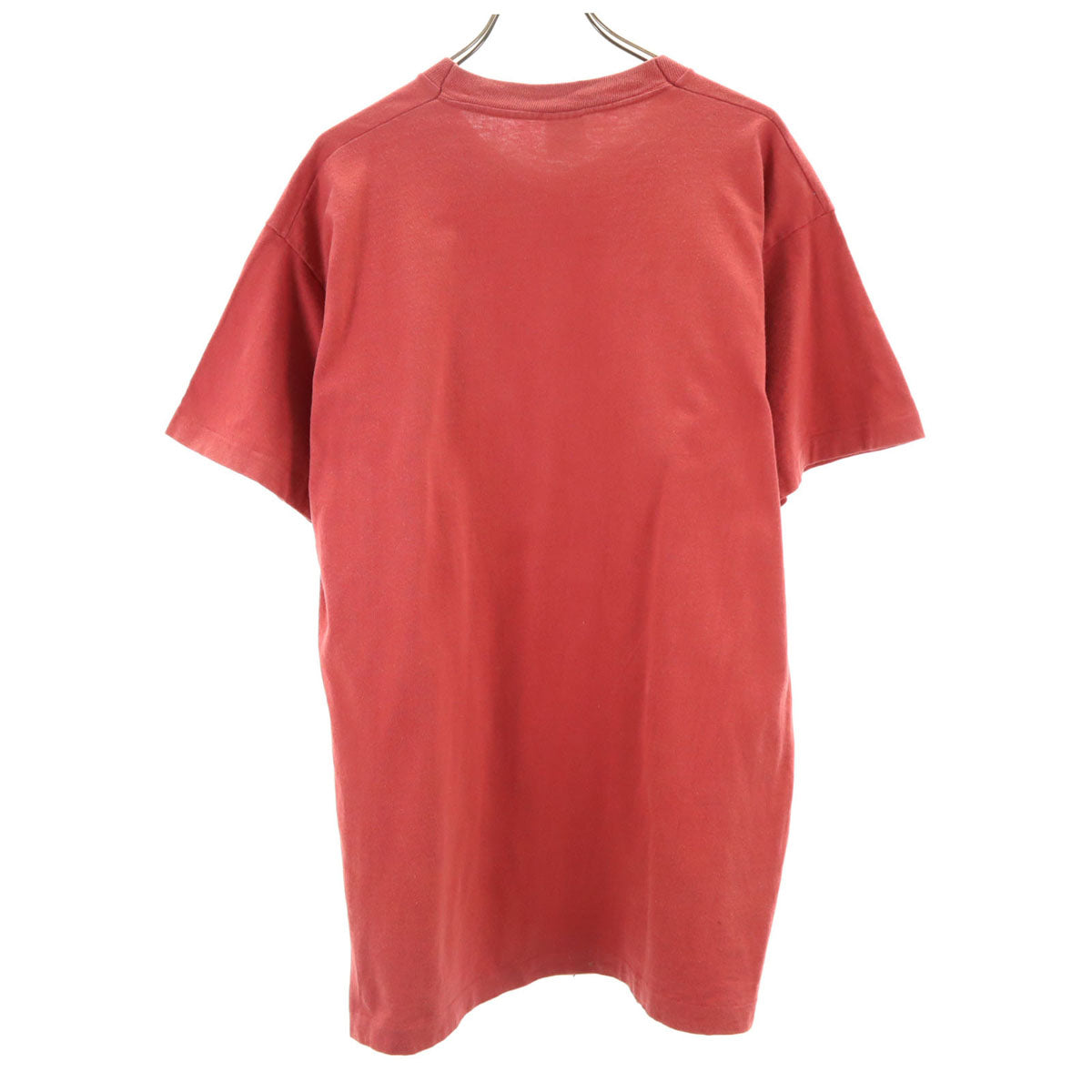 FRUIT OF THE LOOM フルーツオブザルーム 90s カナダ製 オールド 牛 プリント 半袖 Tシャツ XL レッド系 シングルステッチ アニマル柄 メンズ