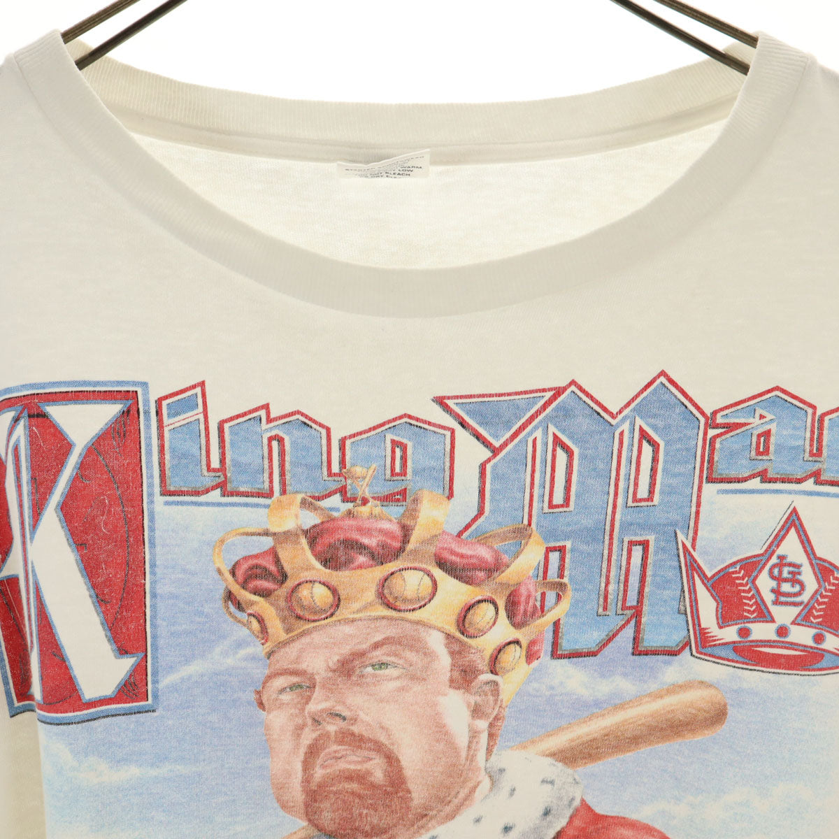 STARTER スターター 90s オールド MLB セントルイス・カージナルス マーク・マグワイア 半袖 Tシャツ XXL ホワイト 野球 ベースボール ビッグサイズ メンズ