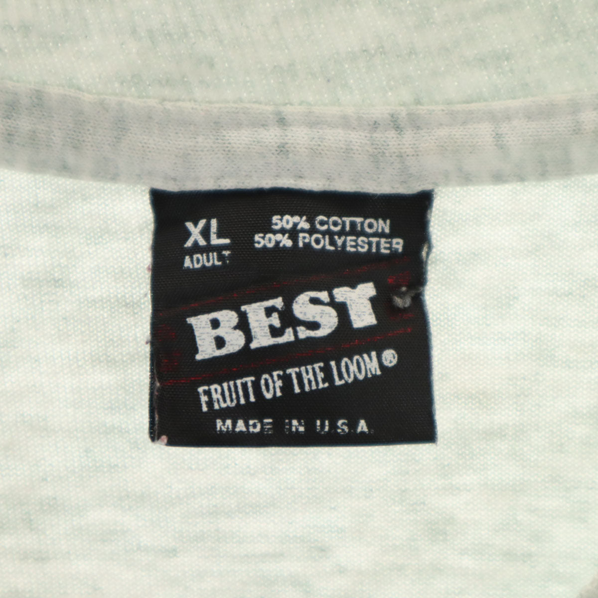 FRUIT OF THE LOOM BEST フルーツオブザルーム ベスト 90s USA製 オールド ROCK CO. 4-H 半袖 Tシャツ XL グレー シングルステッチ メンズ