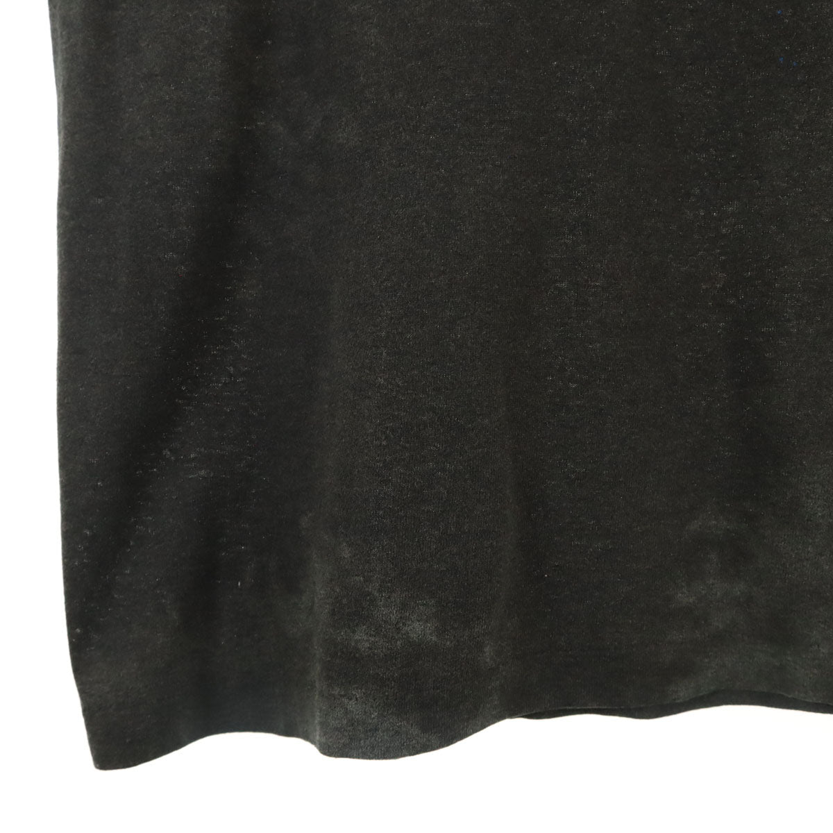 NATIONAL 90s USA製 オールド ニューヨーク ジョージ湖 プリント 半袖 Tシャツ XL チャコールグレー シングルステッチ メンズ