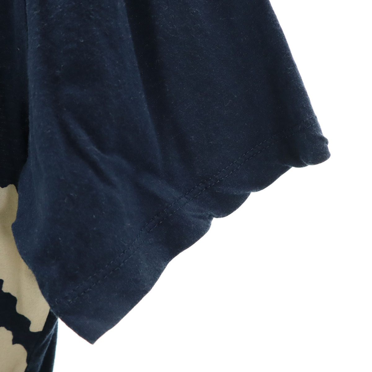 Vivienne WestwoodMAN ヴィヴィアンウエストウッドマン 日本製 柄入り 半袖 Tシャツ 44 ネイビー メンズ