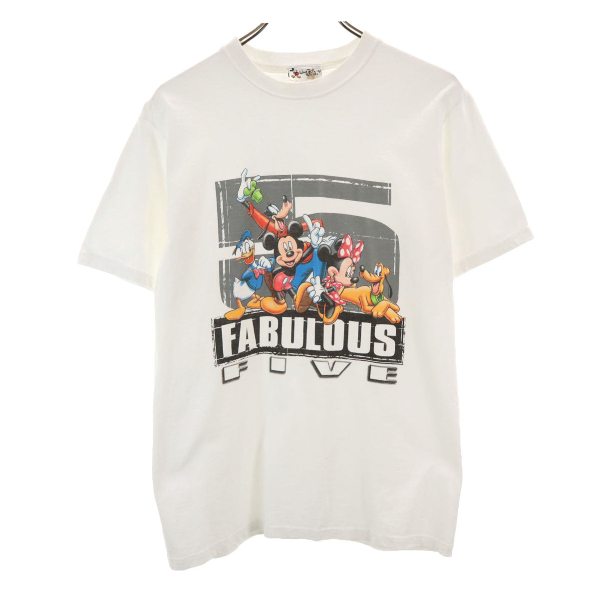 Walt Disney World ウォルトディズニーワールド ミッキーフレンズ 半袖 Tシャツ ホワイト キャラT ミッキーマウス メンズ
