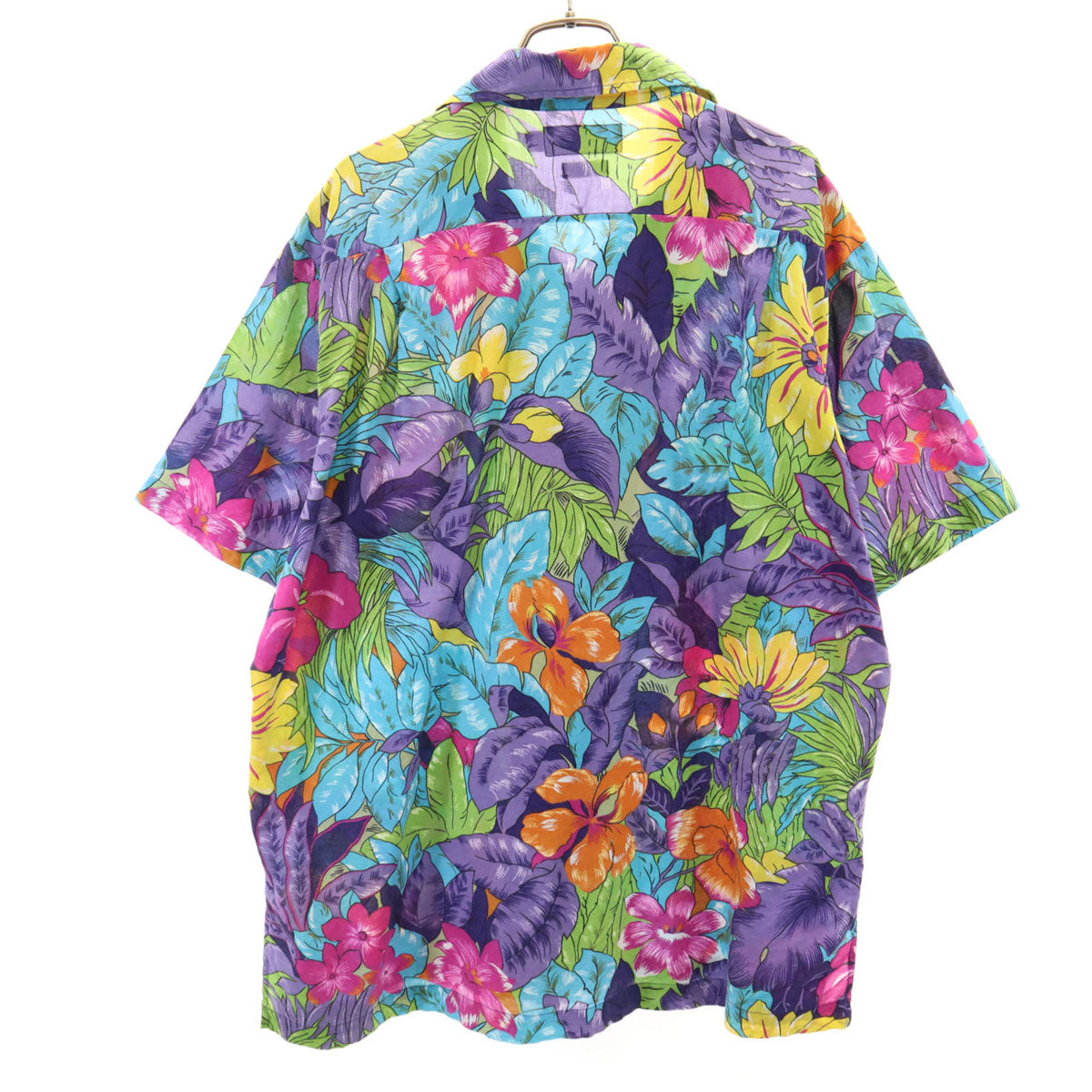 Polo by Ralph Lauren ポロバイラルフローレン 90s オールド 開襟 花柄 半袖 オープンカラーシャツ M マルチ ADAMS メンズ