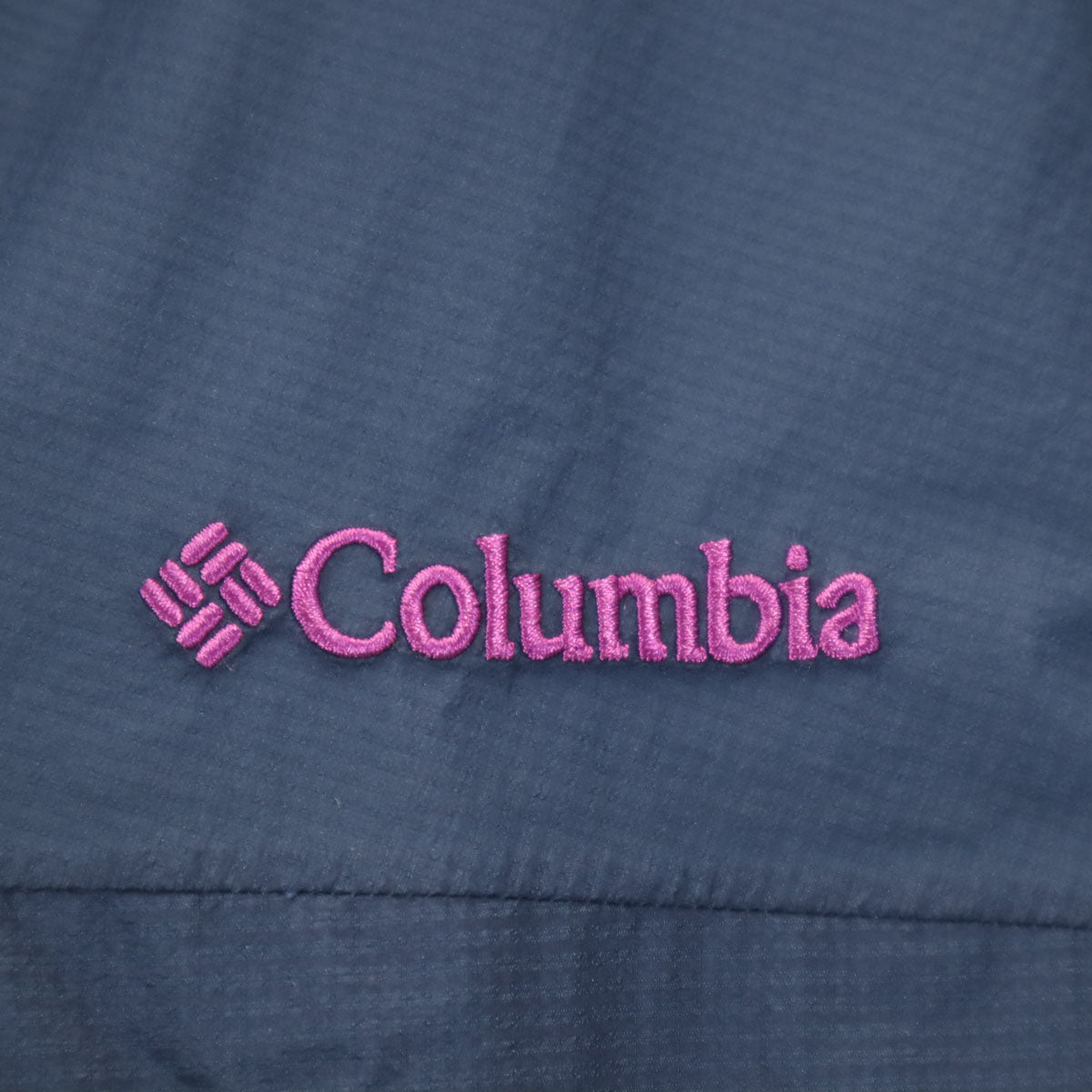 Columbia コロンビア フラッシュリーフ ナイロンジャケット L ネイビー系 防水 アウトドア 収納袋付き レディース