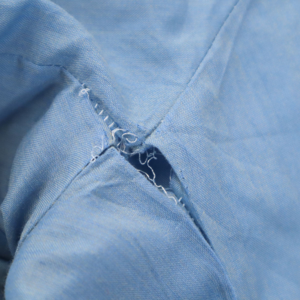 PENNEYS ペニーズ 60s タウンクラフト ヴィンテージ 長袖 オープンカラーシャツ L ネイビー系 TOWNCRAFT メンズ