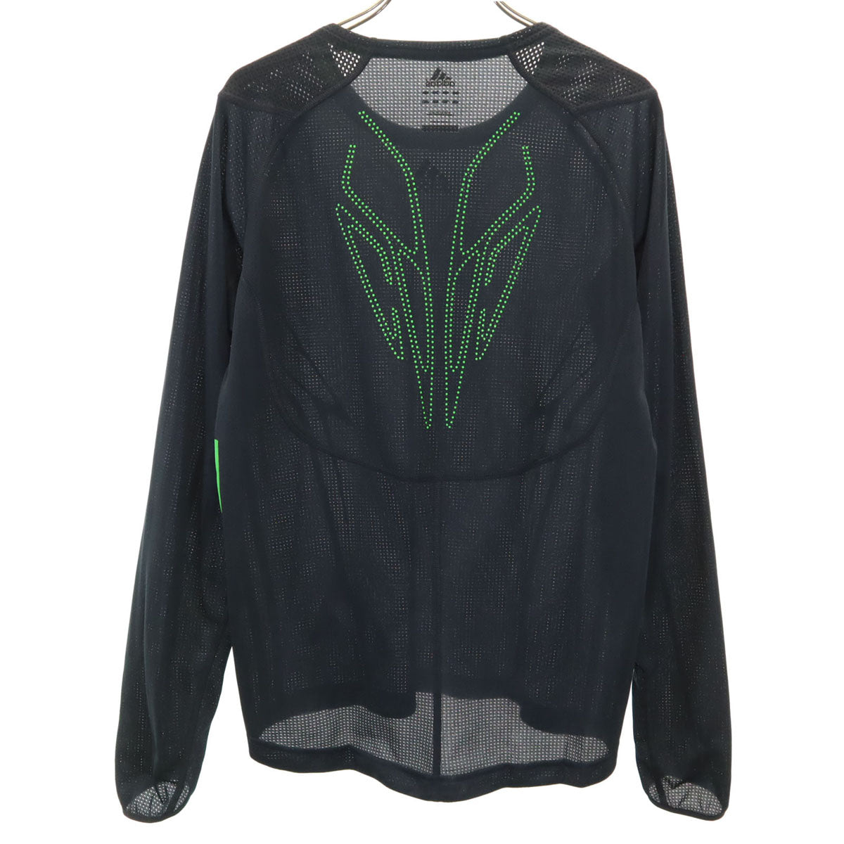 adidas アディダス トレーニング 長袖 メッシュ ウェア S 黒 メンズ
