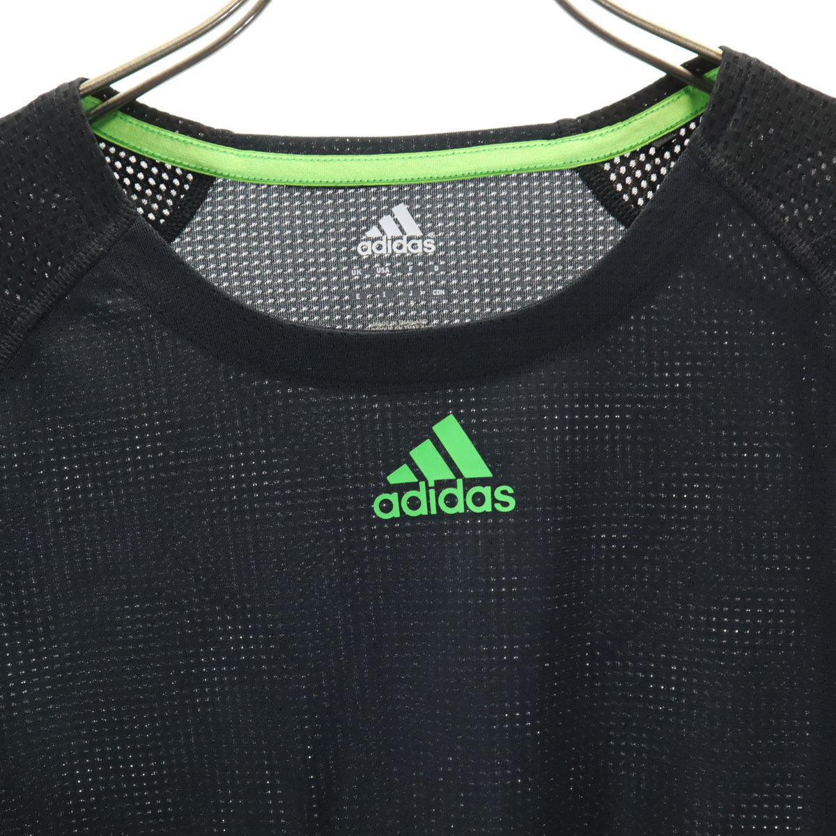 adidas アディダス トレーニング 長袖 メッシュ ウェア S 黒 メンズ
