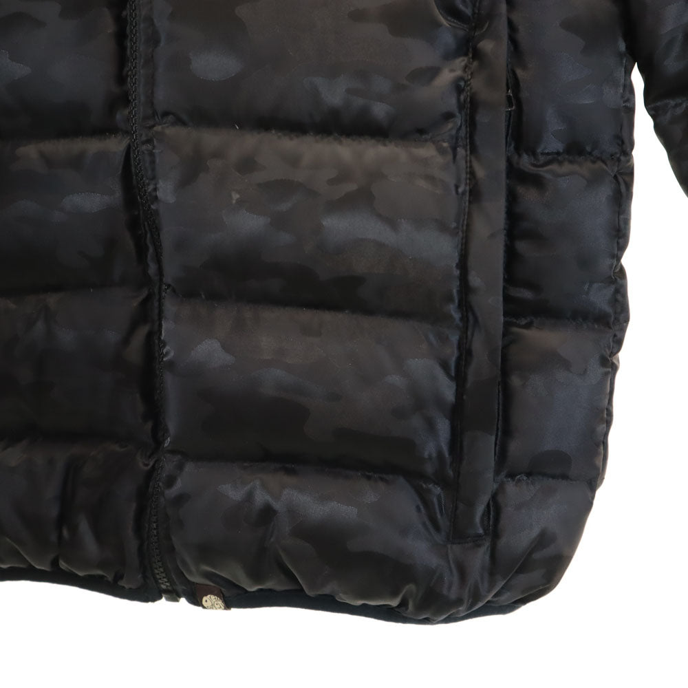 Pretty Green プリティーグリーン カモフラ柄 ダウンジャケット 1 黒 迷彩 メンズ