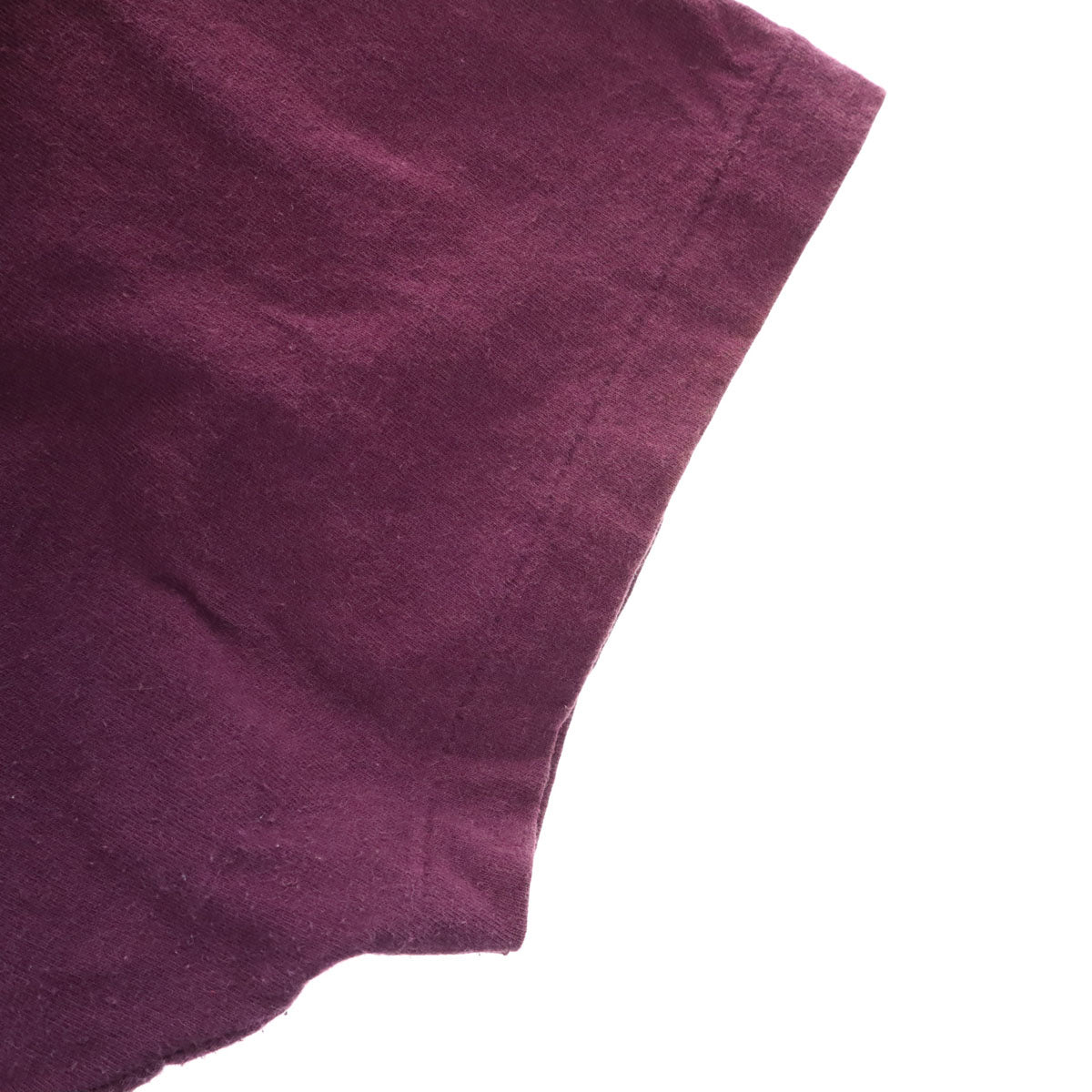 Hanes ヘインズ 90s オールド 半袖 Tシャツ XL パープル シングルステッチ ポケT 無地 メンズ