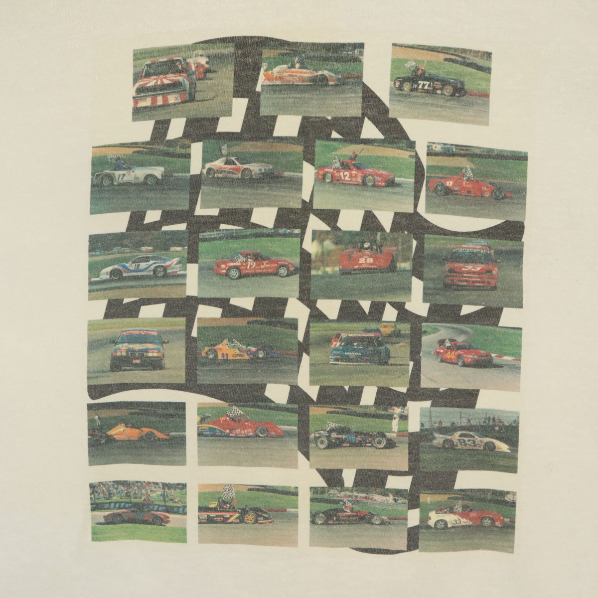 anvil アンヴィル 90s オールド USA製 バックプリント SCCA スポーツカー 半袖 Tシャツ XL ホワイト シングルステッチ メンズ